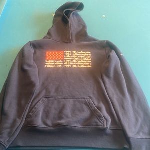Blue Columbia hooded sweatshirt